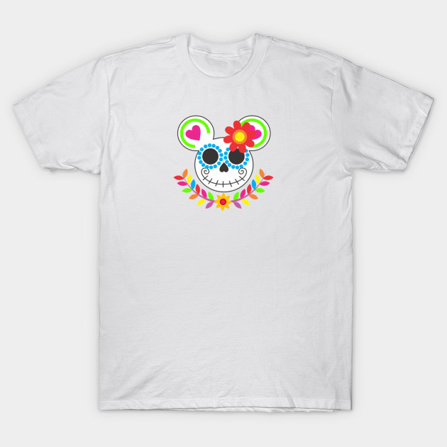 Minnie Mouse Sugar Skull T-Shirt-TOZ